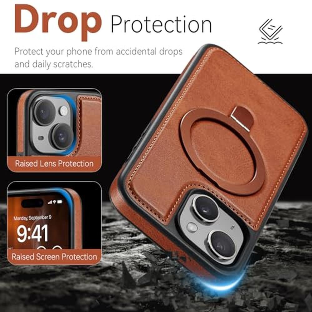 CHEEWADA for iPhone 13 Case with Stand Compatible with – Packaging