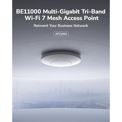 Cudy BE11000: Tri-Band Wi-Fi 7 Wireless Access Point – Side View