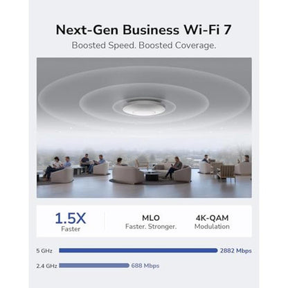 Cudy BE3600: Dual Band Ceiling Mount Wi-Fi 7 Wireless – In Use