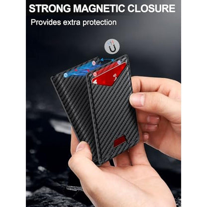 GHUKY Wallet for Men RFID Wallet with Money Clip – In Use