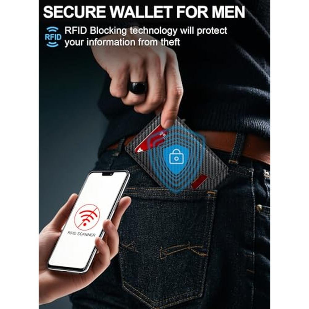 GHUKY Wallet for Men RFID Wallet with Money Clip – Packaging