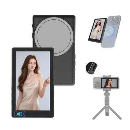 Selfie Monitor Screen: SnapAttract Shine MGW Star Magnetic – Front View