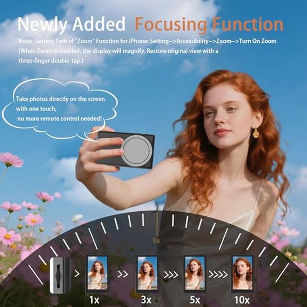 Selfie Monitor Screen: SnapAttract Shine MGW Star Magnetic – Close-up Detail