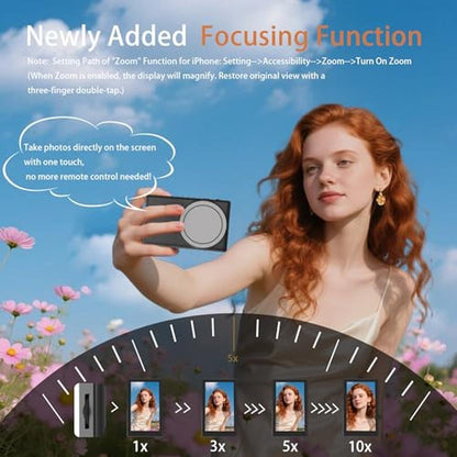 Selfie Monitor Screen: SnapAttract Shine MGW Star Magnetic – Close-up Detail
