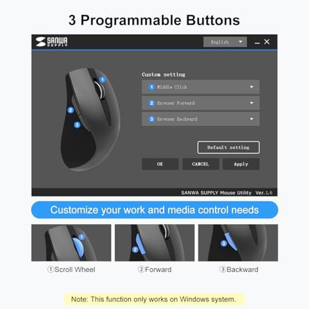 Premium Ergonomic Wireless Mouse with Numeric Keypad – Packaging