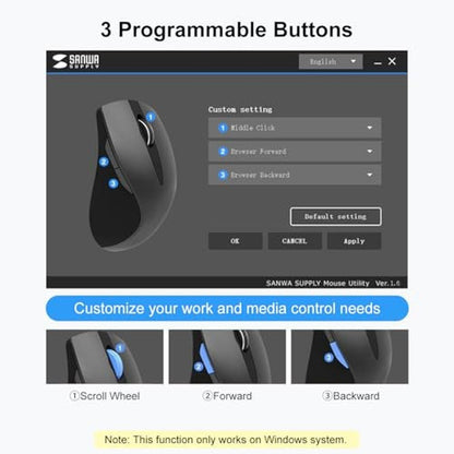 Premium Ergonomic Wireless Mouse with Numeric Keypad – Packaging