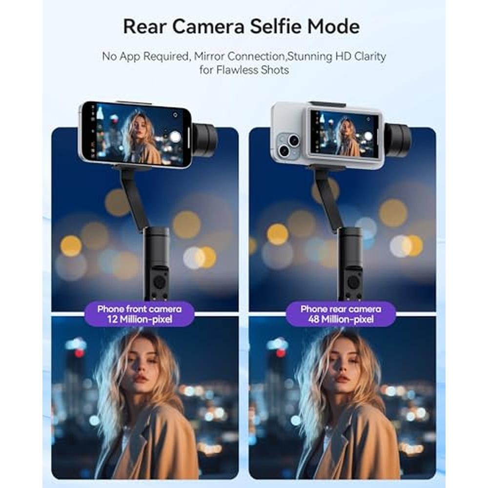 Vlog Selfie Mastery: WONNIE Magnetic Phone Monitor Screen – Close-up Detail