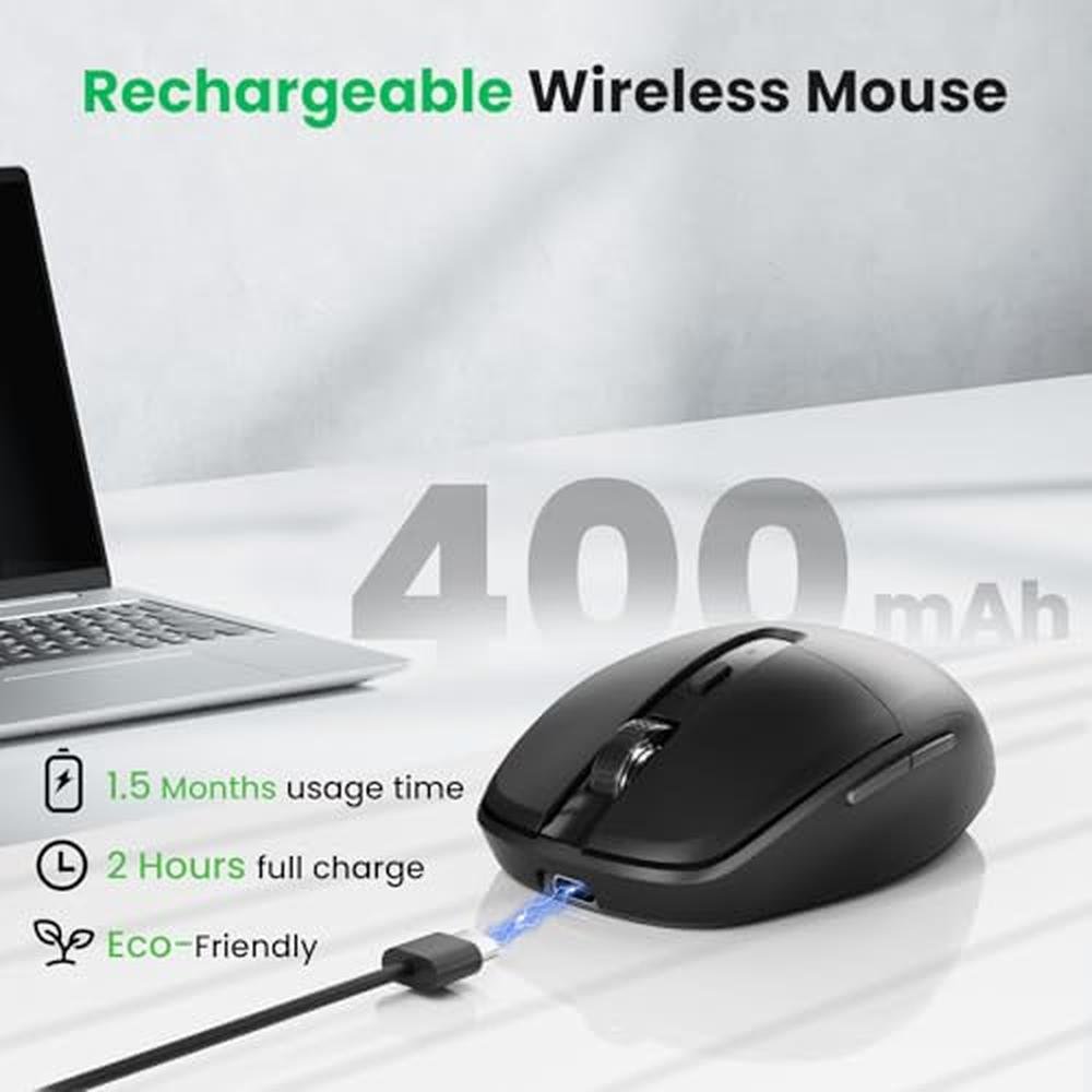 High-Performance Wireless Mice – Side View