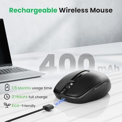 High-Performance Wireless Mice – Side View