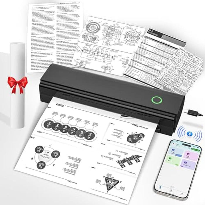 Printer Nadaiin: NADAIIN Portable Printers Wireless for – Front View
