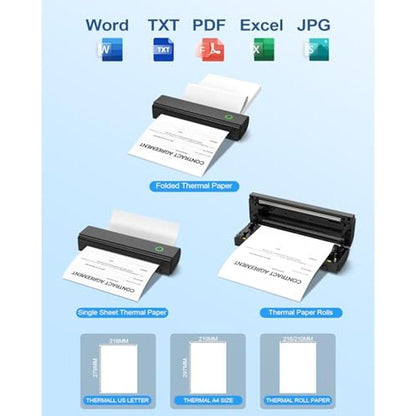 Printer Nadaiin: NADAIIN Portable Printers Wireless for – In Use