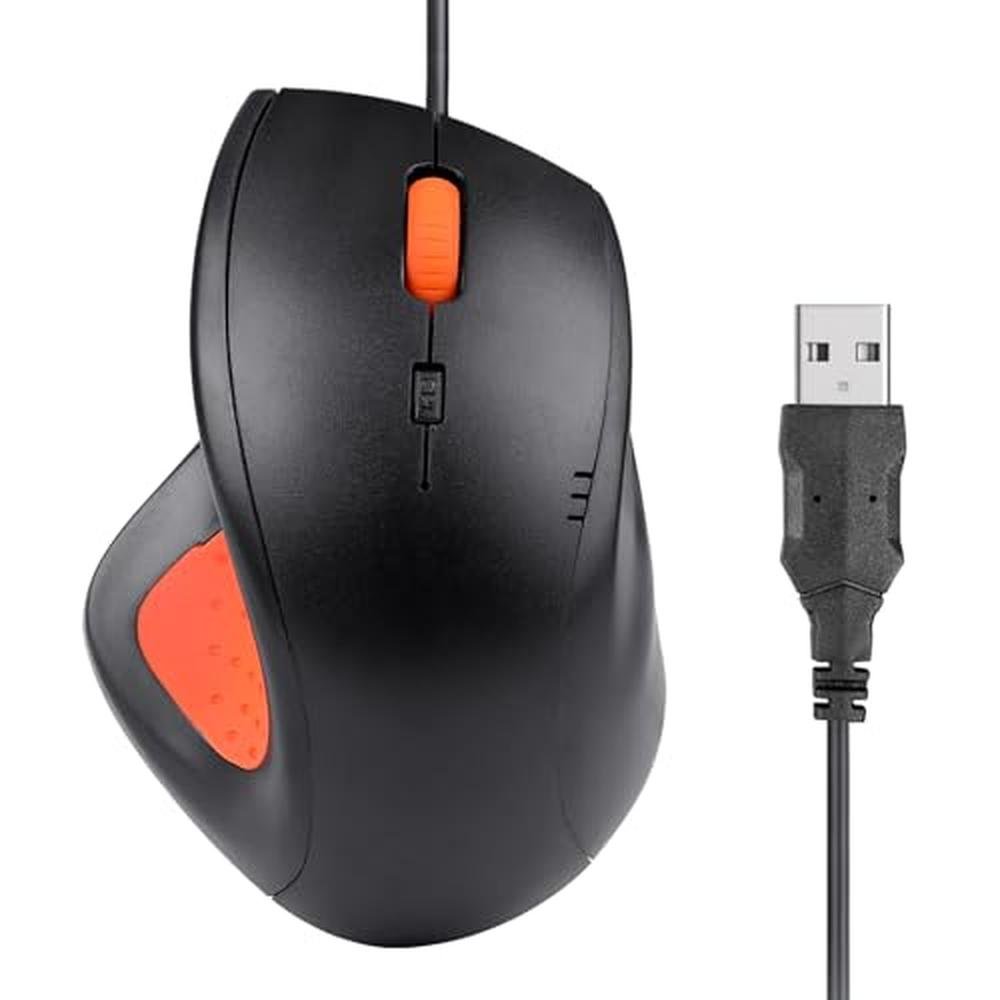 Premium Office Solutions: ONE-UP Wired Office Mouse – Front View