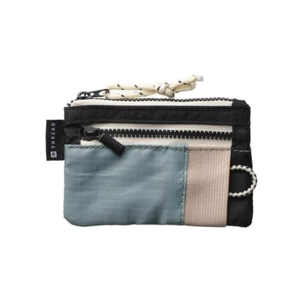 Thread Wallets Pouch Wallet Compact Zip Wallet with Clear – Front View
