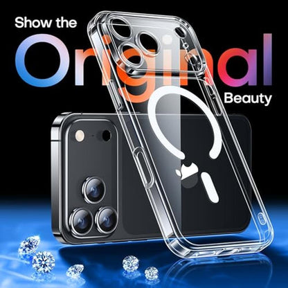 Magsafe Compatible Clear Phone Case – In Use