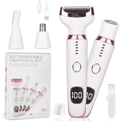 Electric Beanify Razors with LED Display for Women & Men – Front View