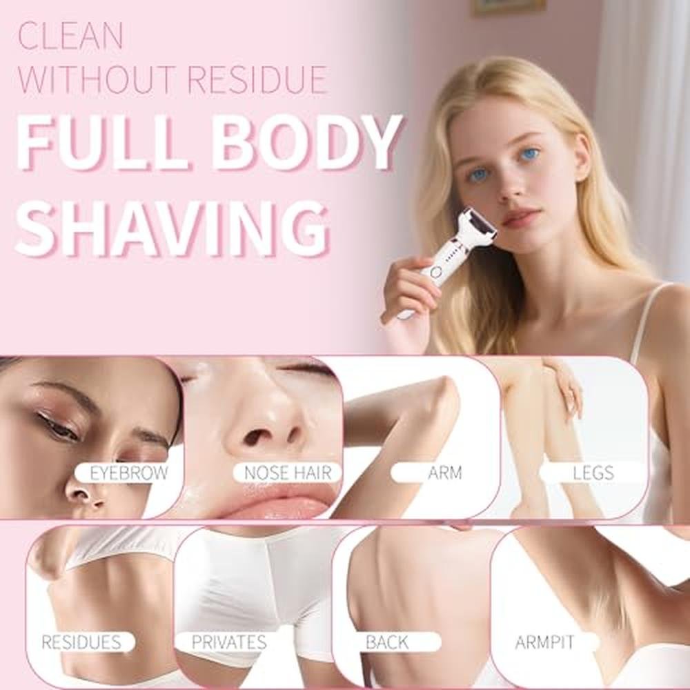 Electric Beanify Razors with LED Display for Women & Men – Side View
