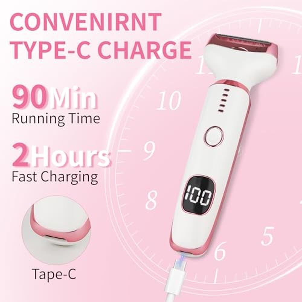 Electric Beanify Razors with LED Display for Women & Men – Close-up Detail