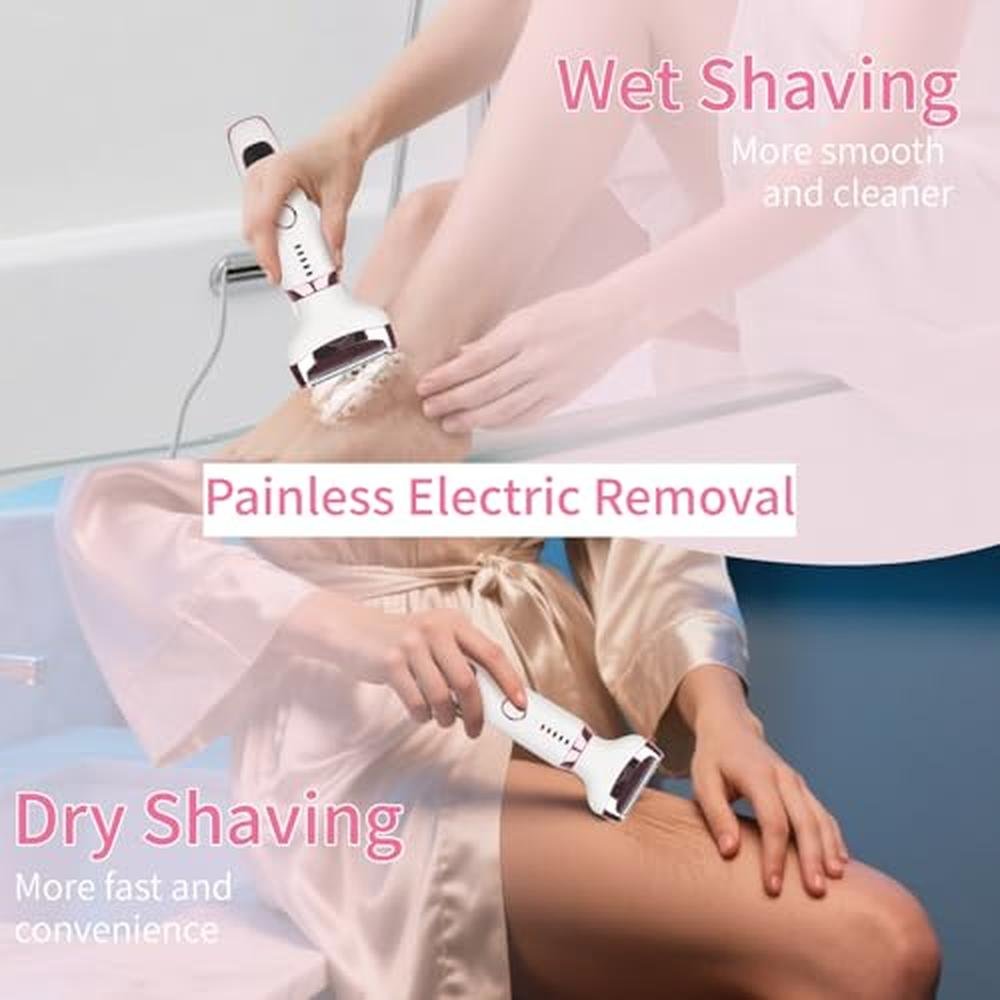 Electric Beanify Razors with LED Display for Women & Men – In Use