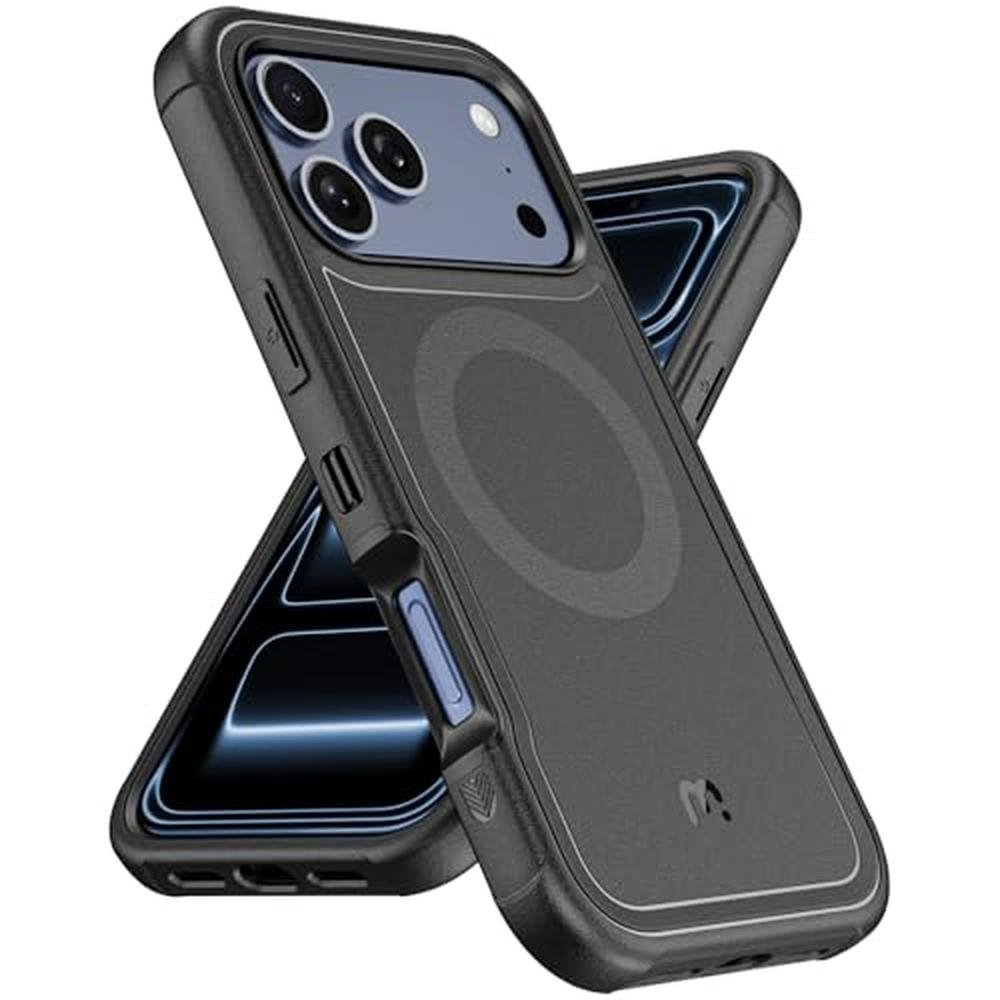 Case iPhone 17 Pro Max: MYBAT PRO Maverick Series Magnetic – Front View