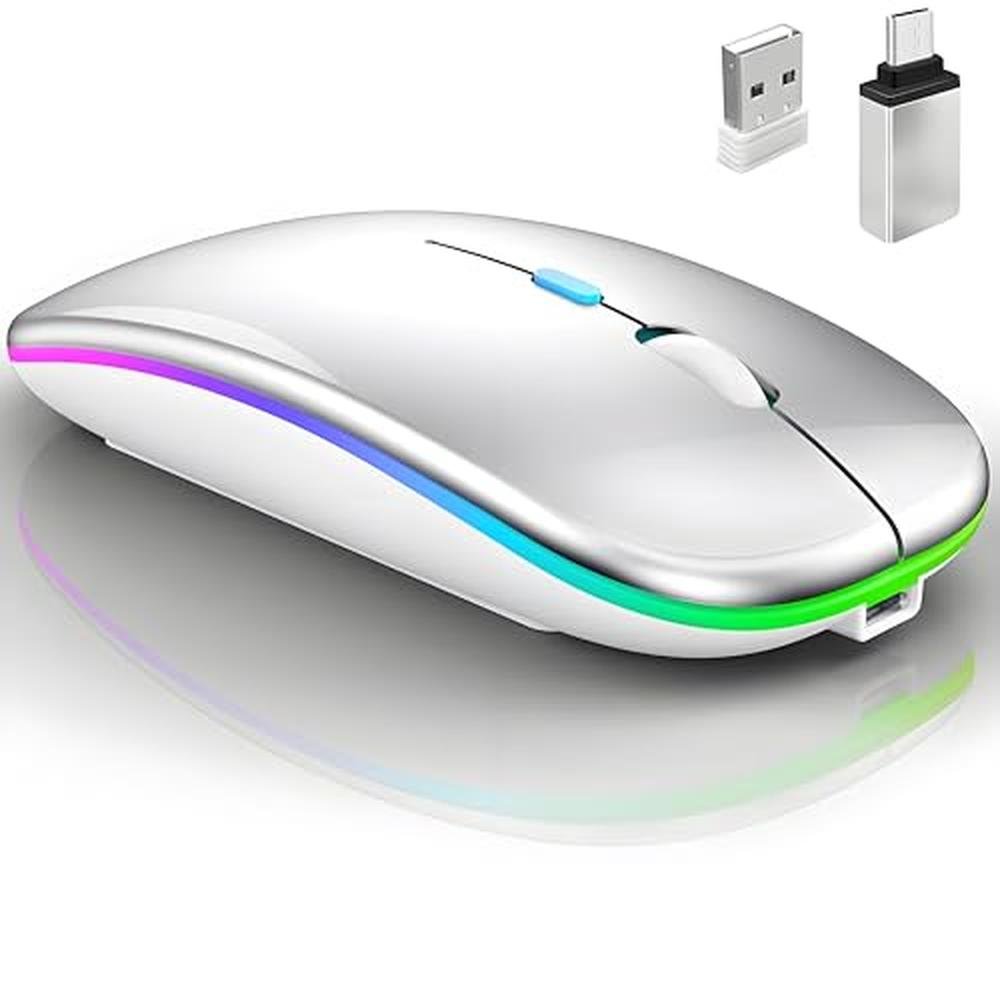 Premium Wireless Bluetooth Mouse for MacBook Air – Front View