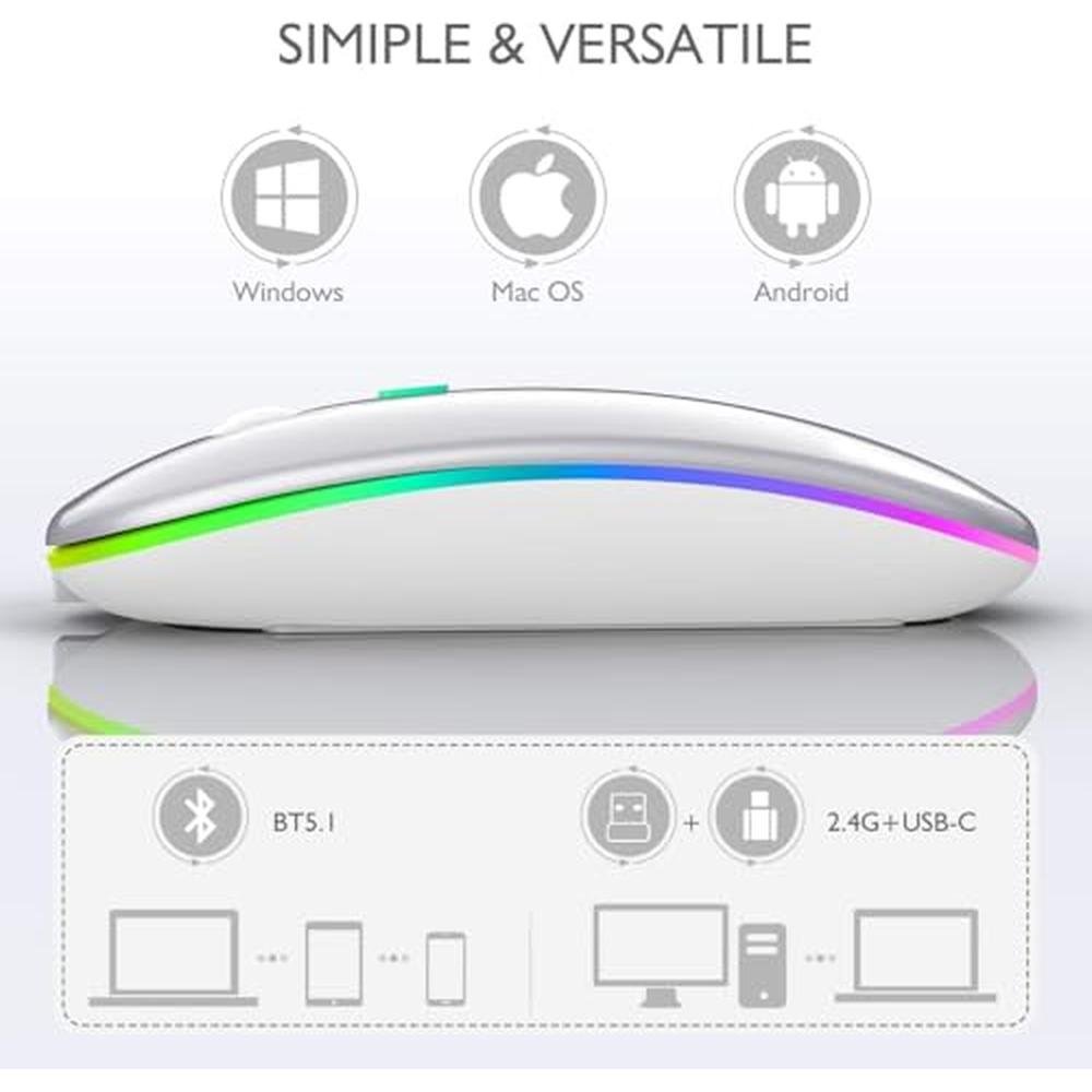 Premium Wireless Bluetooth Mouse for MacBook Air – Close-up Detail