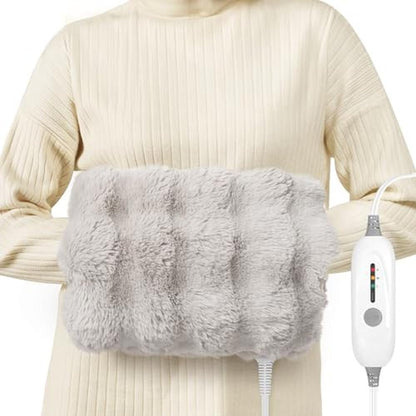 Hand Warmer: Luxury Faux Fur Electric Hand Warmer for – Front View
