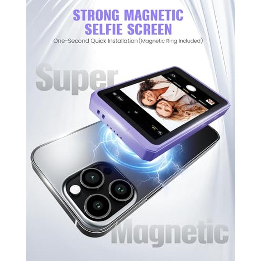 Wireless 4K 60fps/1080p Vlog Selfie Monitor Screen – Close-up Detail