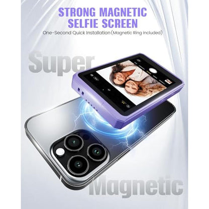 Wireless 4K 60fps/1080p Vlog Selfie Monitor Screen – Close-up Detail