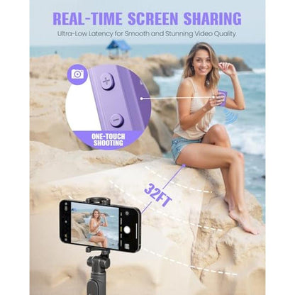 Wireless 4K 60fps/1080p Vlog Selfie Monitor Screen – In Use