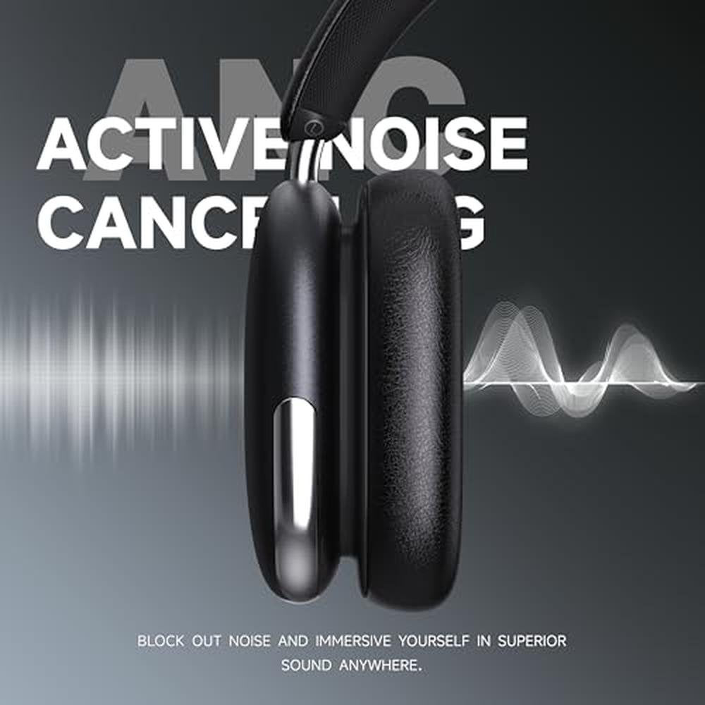 Premium Active Noise Cancelling Headphones – Side View
