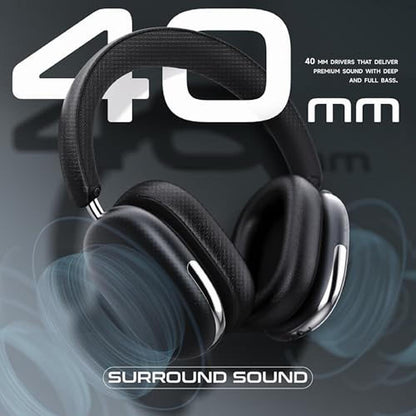 Premium Active Noise Cancelling Headphones – Close-up Detail