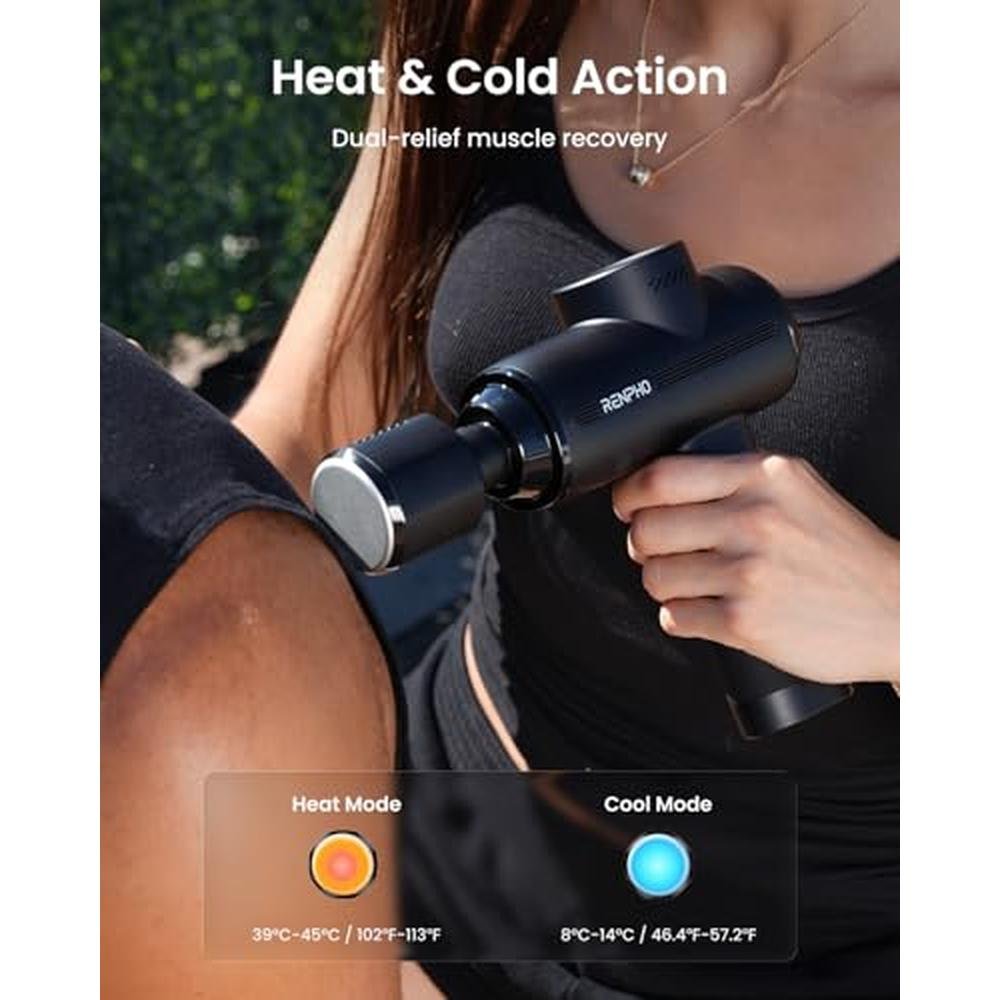 RENPHO Active Thermacool 2 Massage Gun – In Use