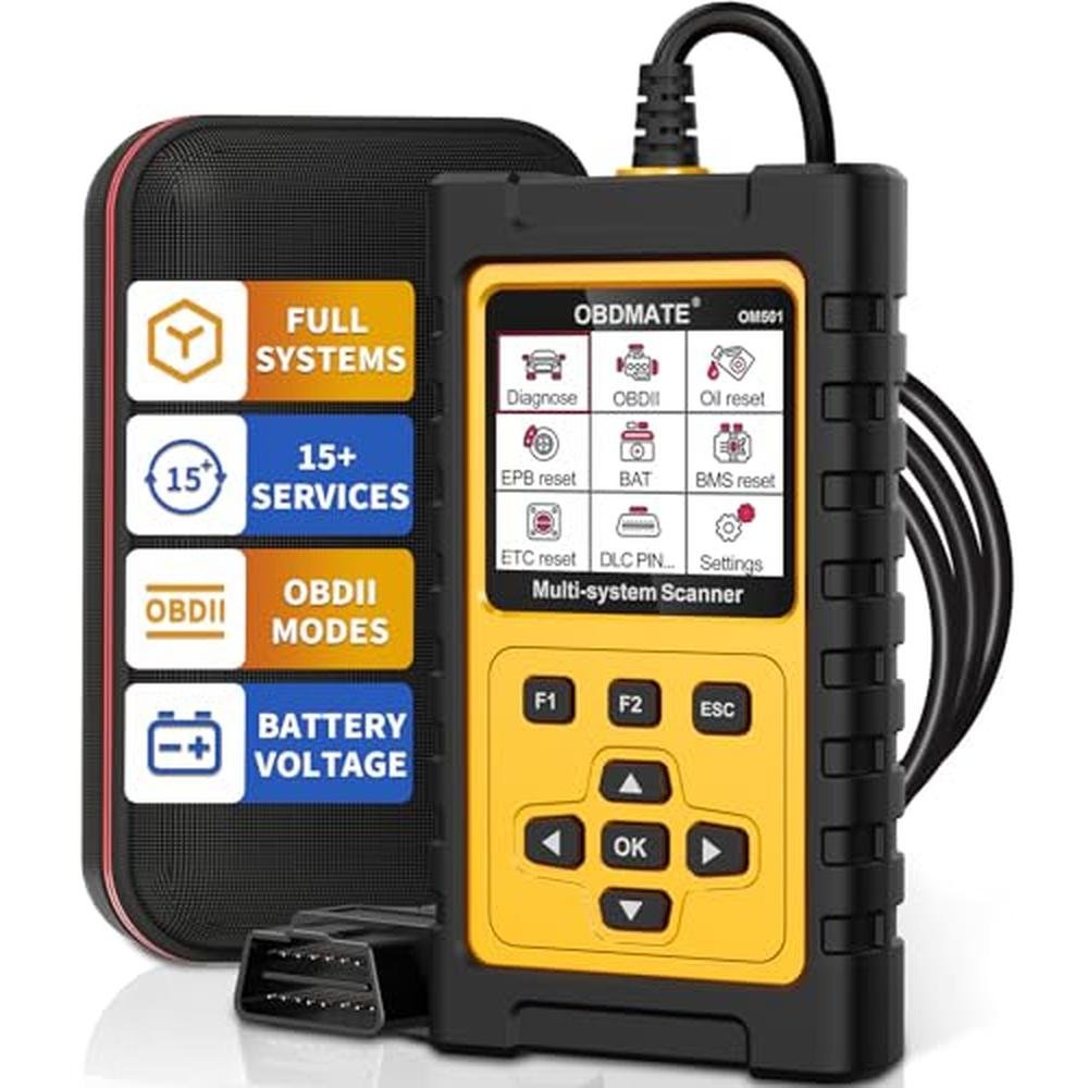 OBDMATE OBD2 Scanner for Jaguar/Land/Rover – Front View