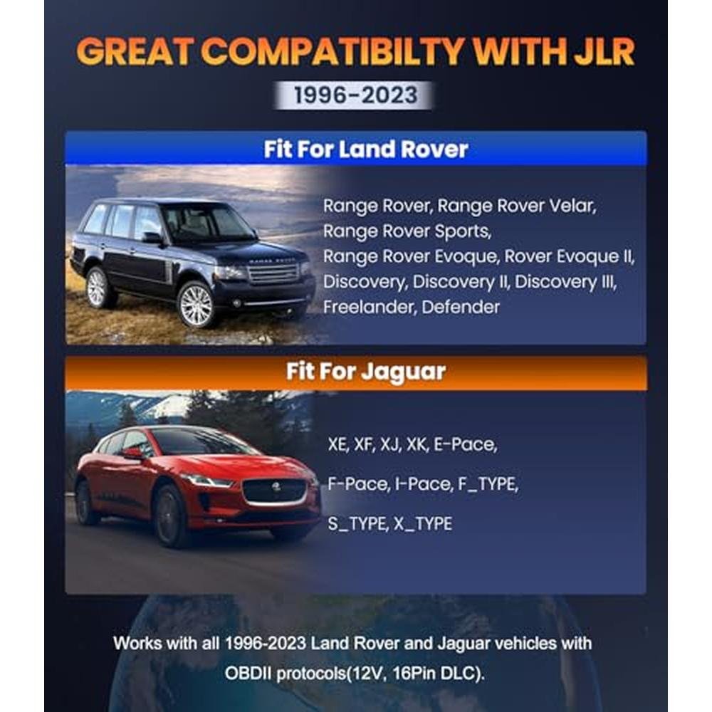 OBDMATE OBD2 Scanner for Jaguar/Land/Rover – In Use