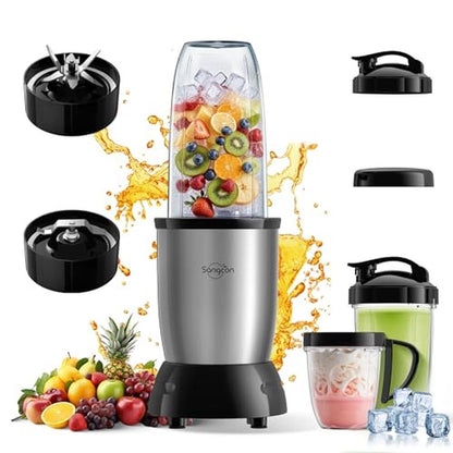 Blender Sangcon: Sangcon 1000W Smoothie Blender – Front View