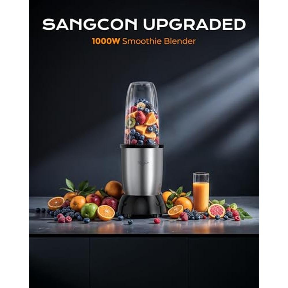 Blender Sangcon: Sangcon 1000W Smoothie Blender – Side View