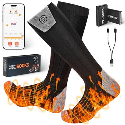 Premium Heated Socks for Men and Women – Front View