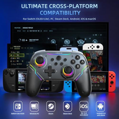 Best Switch Controller for Sale: Wireless Controller – Side View
