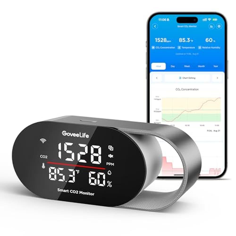 GoveeLife Smart Air Quality Monitor for Home – Front View