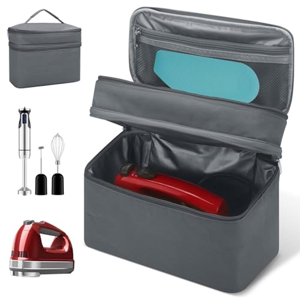Hand Mixer: Kitchen Aid Premium Storage Case – Front View