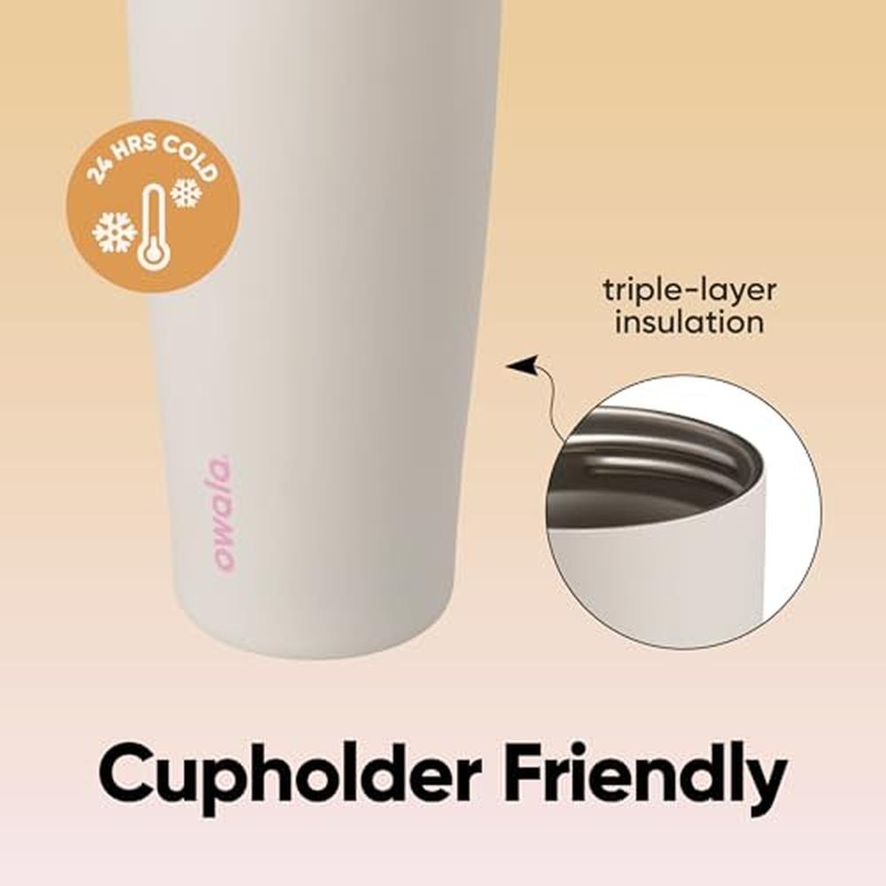 Owala FreeSip Sway: Insulated Stainless Steel Water Bottle – In Use