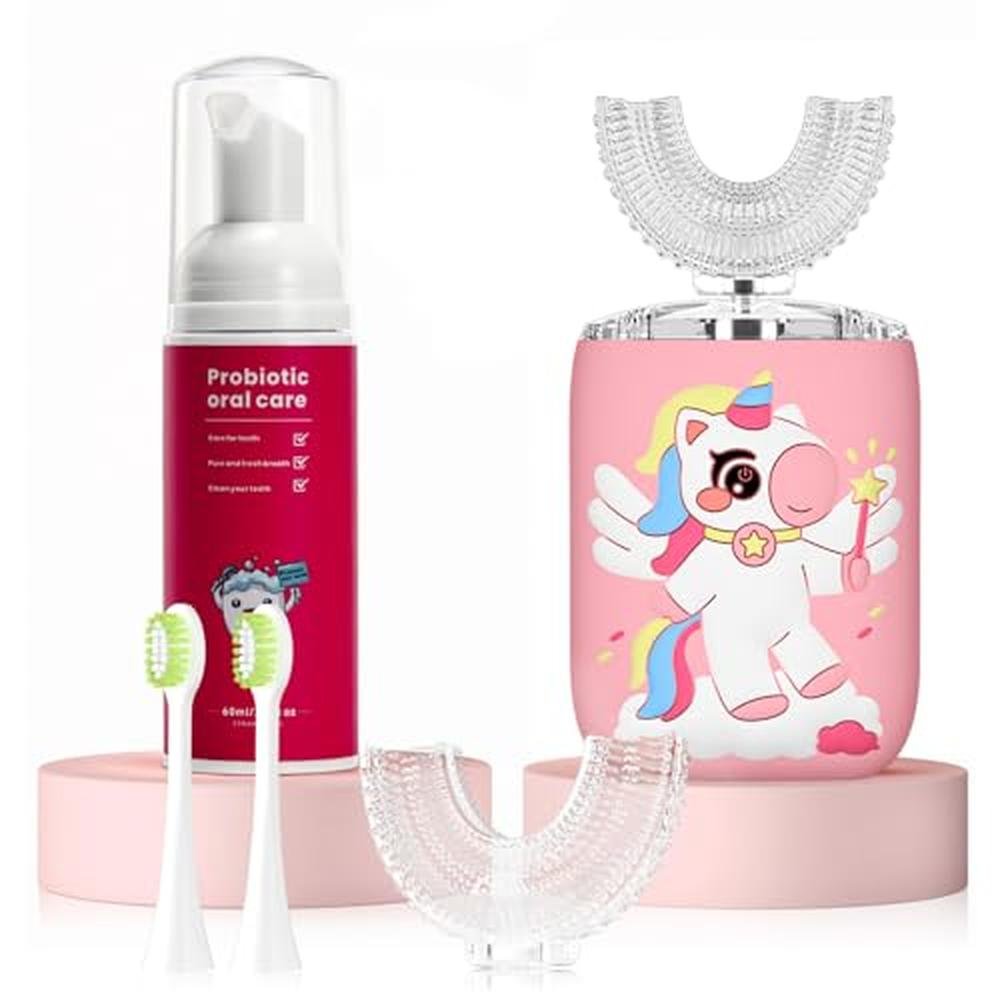 High-Performance Toothbrush Elotame Kids Electric U Shaped – Front View