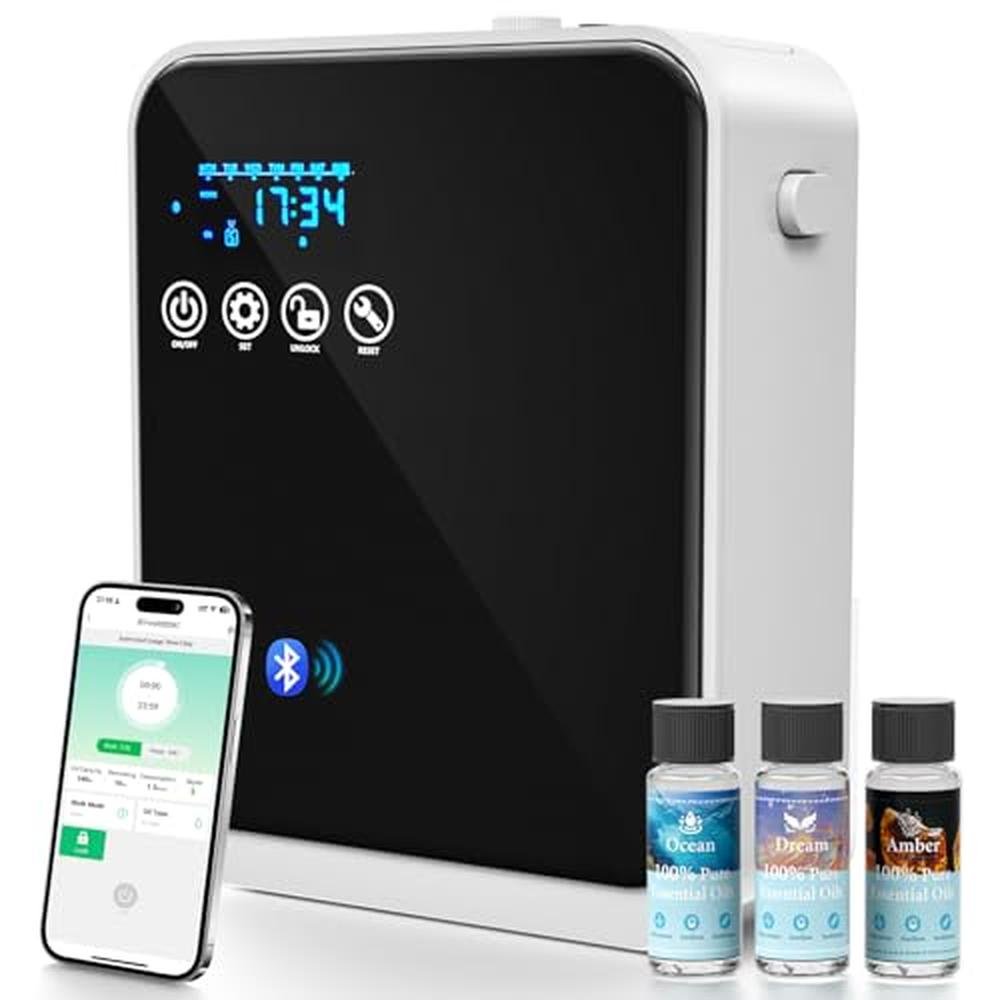 Premium Waterless Essential Oil Diffuser for Home – Front View