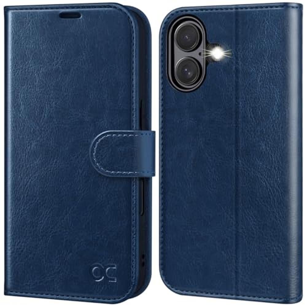 Phone Case: OCASE Compatible with iPhone 17 Wallet Case PU – Front View