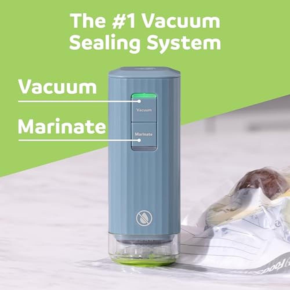 Vacuum Sealer: FoodSaver Mini Handheld Vacuum Sealer – Side View