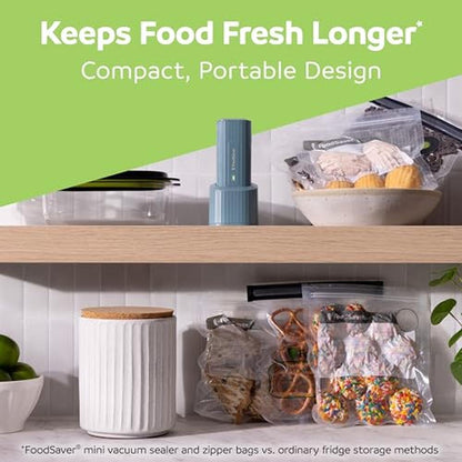 Vacuum Sealer: FoodSaver Mini Handheld Vacuum Sealer – In Use