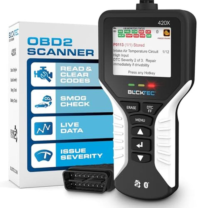 BLCKTEC 420X OBD2 Scanner Diagnostic Tool – Front View