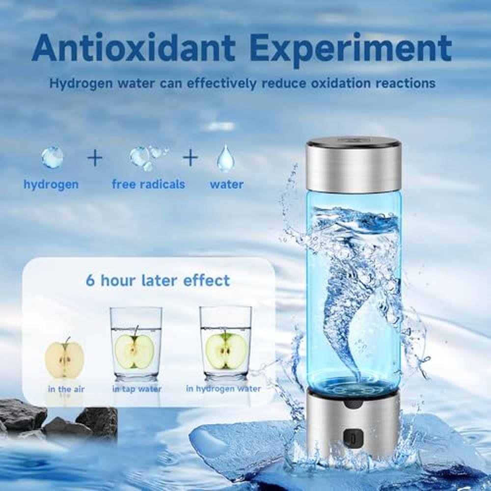 Hydrogen Premium Water Bottle – Close-up Detail
