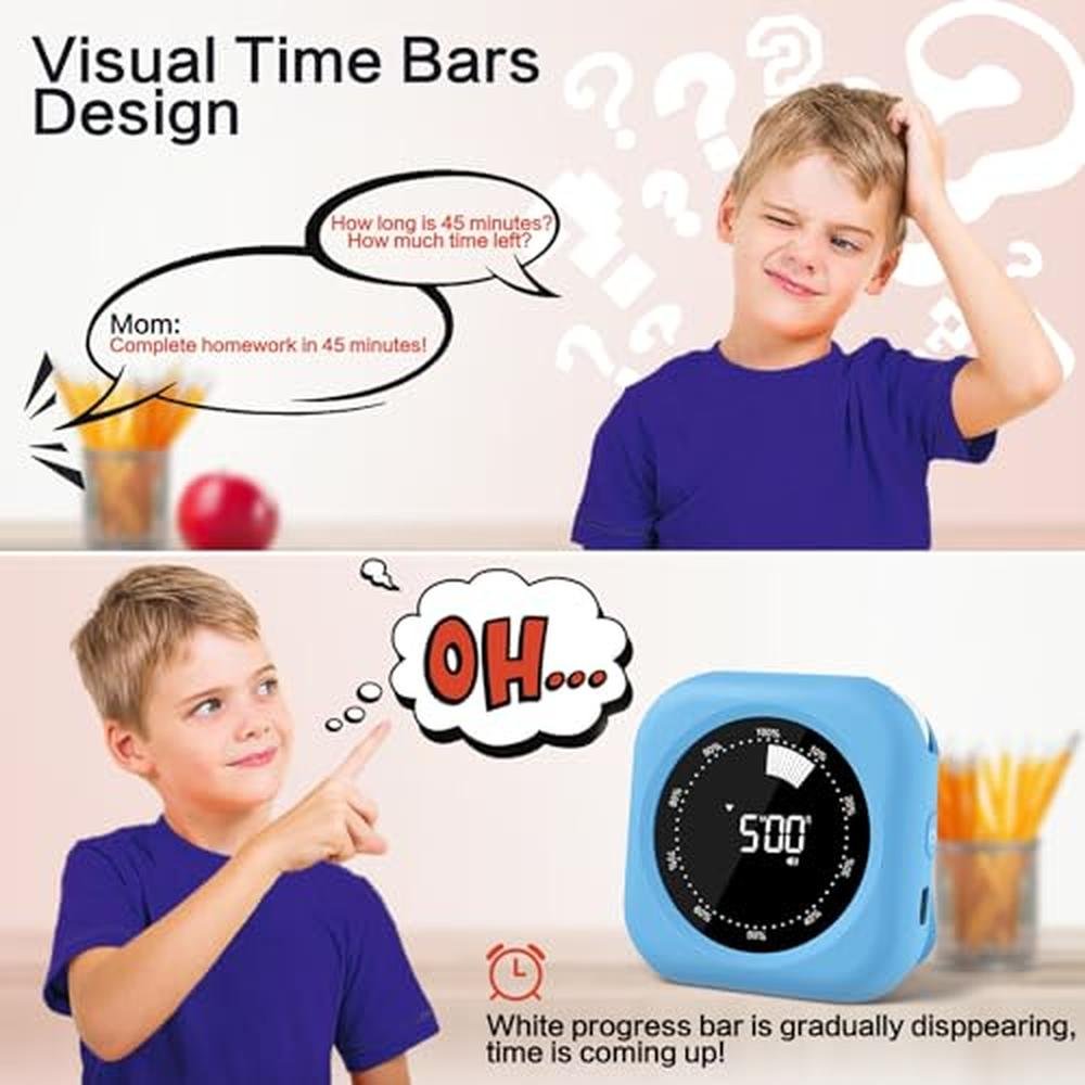Premium Visual Timers for Kids – Side View