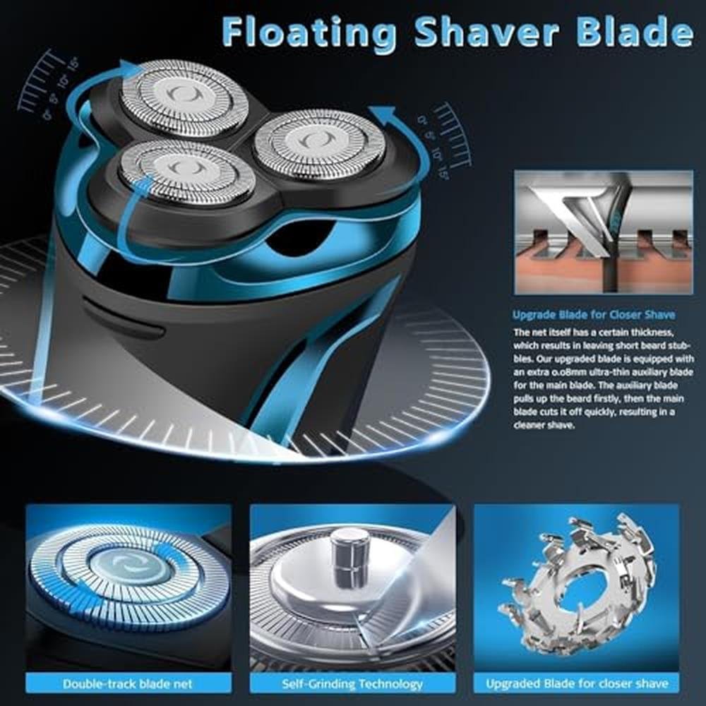 Electric Shaving Experience: Snapbuy Electric Razor Pro for – Close-up Detail